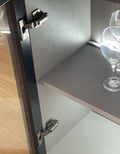 Kit de 4 Charnieres a frein réglage 3D avec cache décoratif.