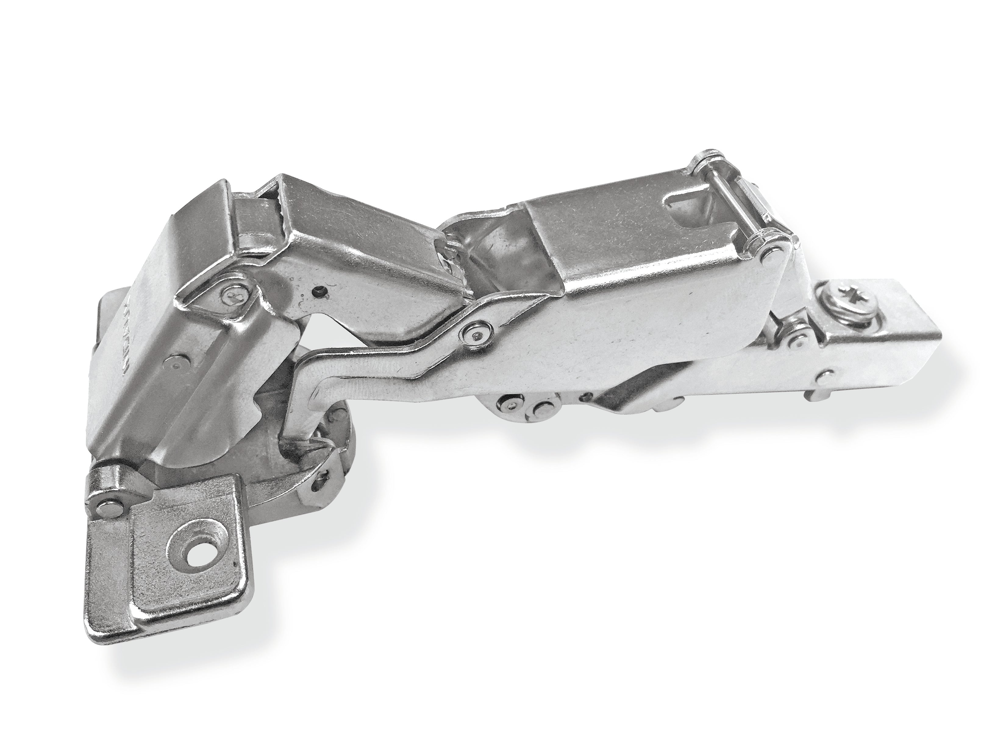 Kit de 4 Charnière 165° avec frein couleur Chrome