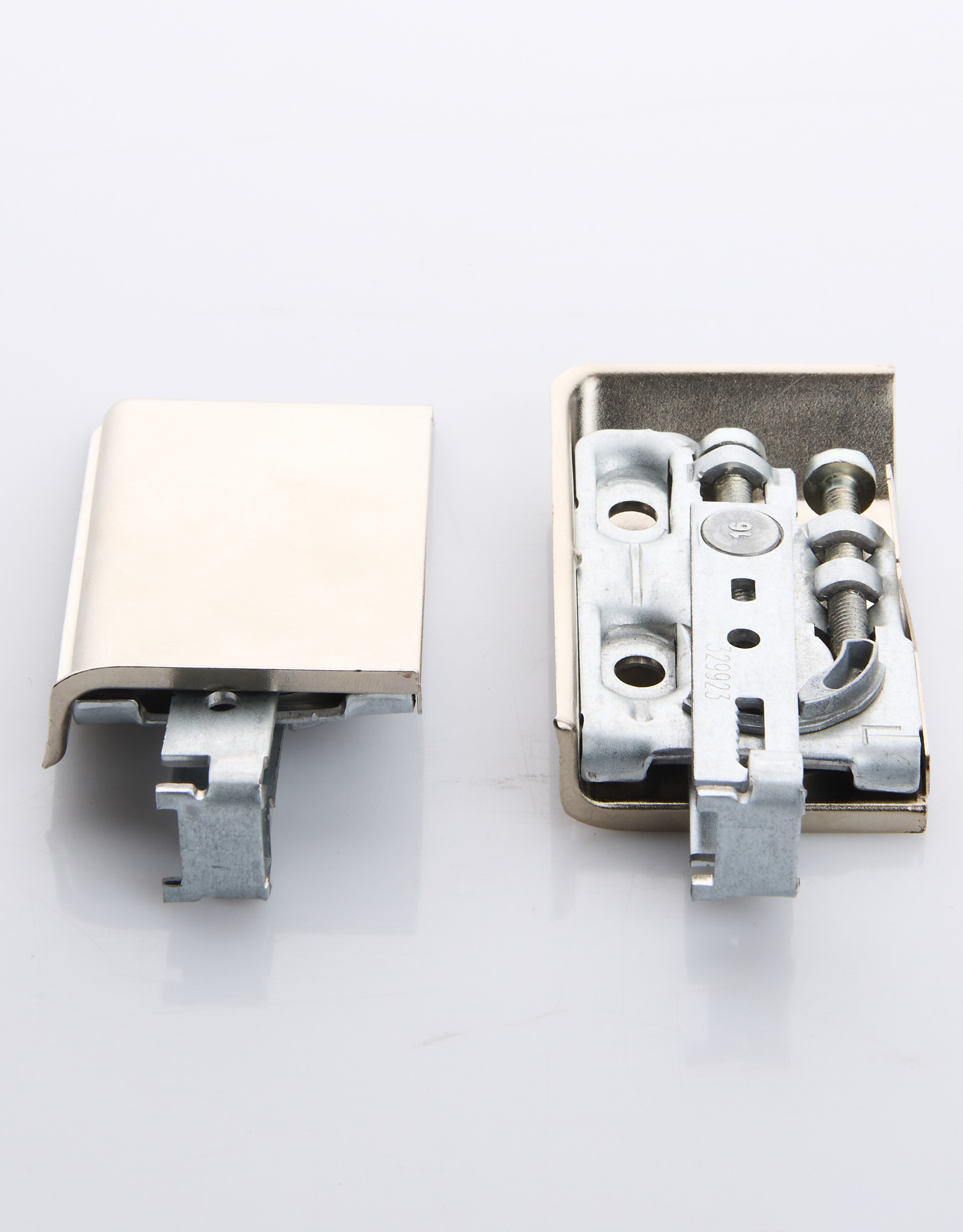 1 kit Support de Fixation Métallique pour Meuble avec Cache Décoratif