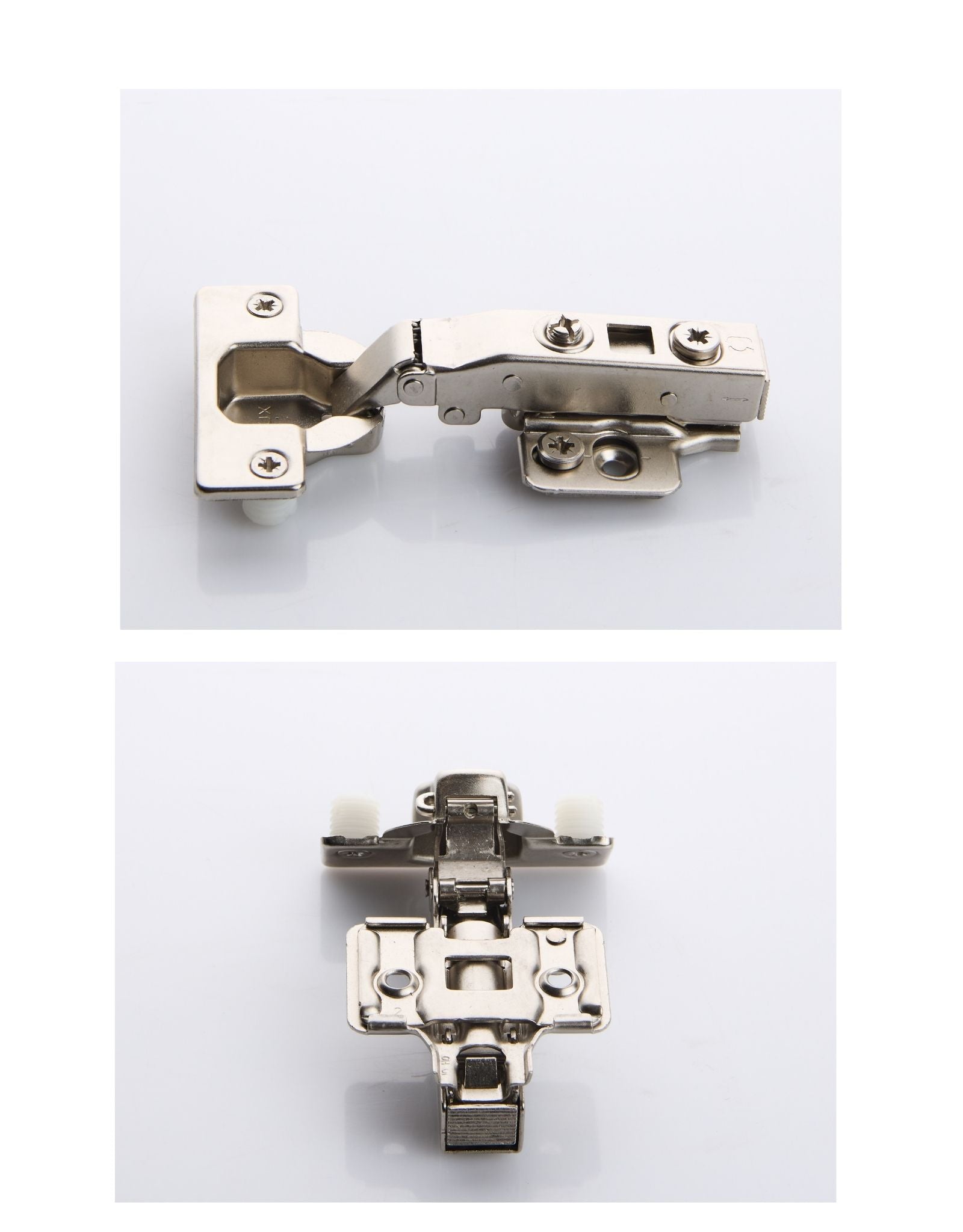 Kit de 4 Charnière  3D  réglable ouverture 110° a frein
