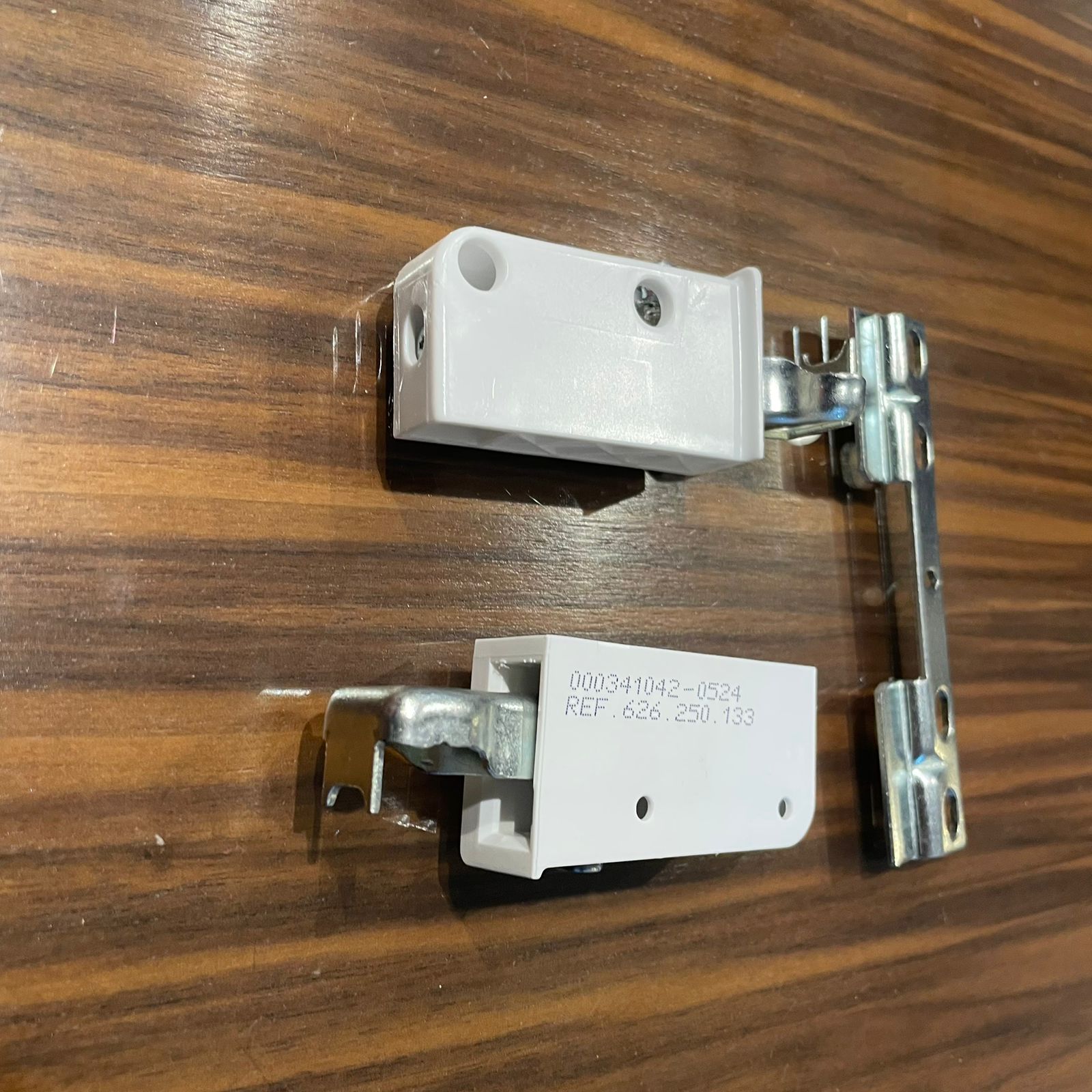1 jeux Support de Fixation meuble blanc en Plastique réglage 3d